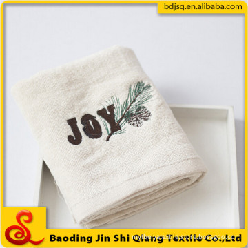 High Quality Embroidery Flower Cotton Velour Towel